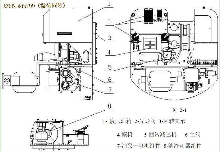 煤矿用液压挖掘机回转平台